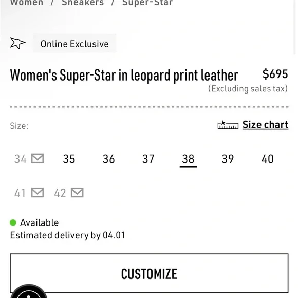 Golden Goose Super-Star Sneakers with Leopard Print and Black Star - Picture 7 of 7